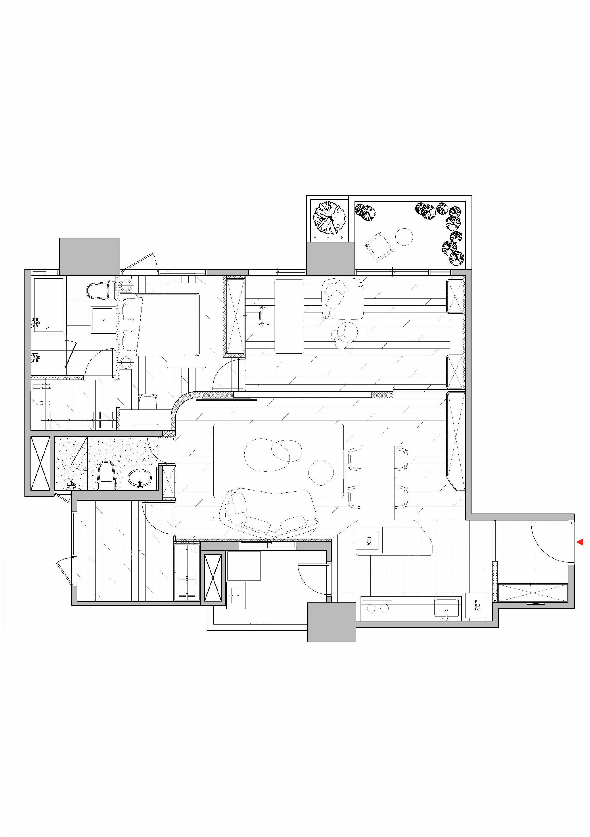 太硯設計住宅作品月宮 太硯設計的格局與平面